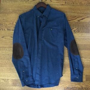 J. Crew Navy Casual Button Down